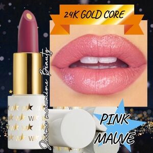 Westmore Beauty 24k GOLD CORE STARLET Pink Mauve Lipstick